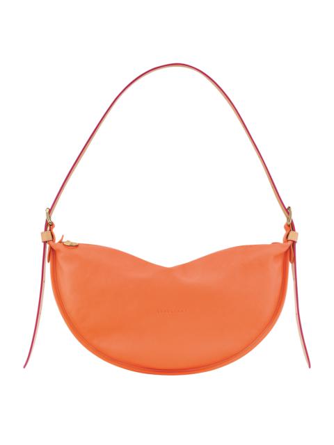 Longchamp Smoothie M Crossbody bag Orange - Leather