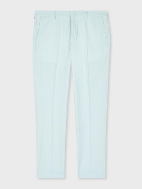 Paul Smith Slim-Fit Light Blue Poplin Chinos