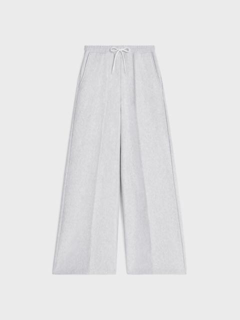 CELINE Flared jogging IN cotton fleece