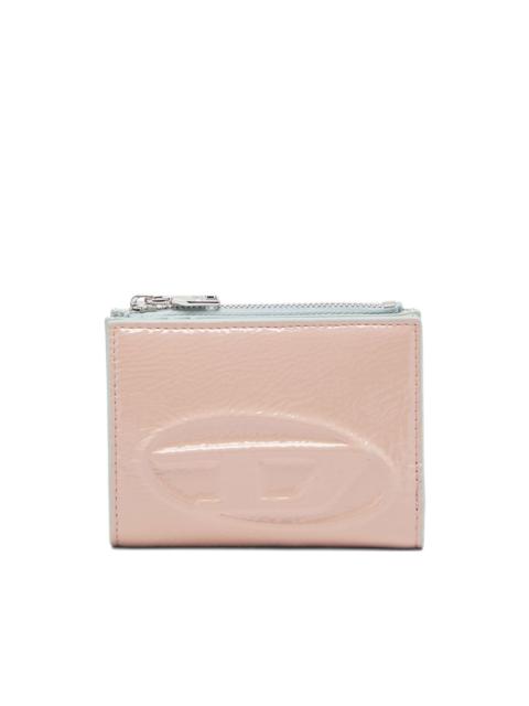 Diesel embossed-logo zip-fastening wallet