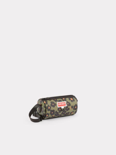 KENZO DISCOVER 'Hana Leopard' shoulder tube bag