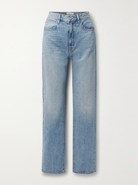 SLVRLAKE + Net Sustain London High-rise Straight-leg Organic Jeans