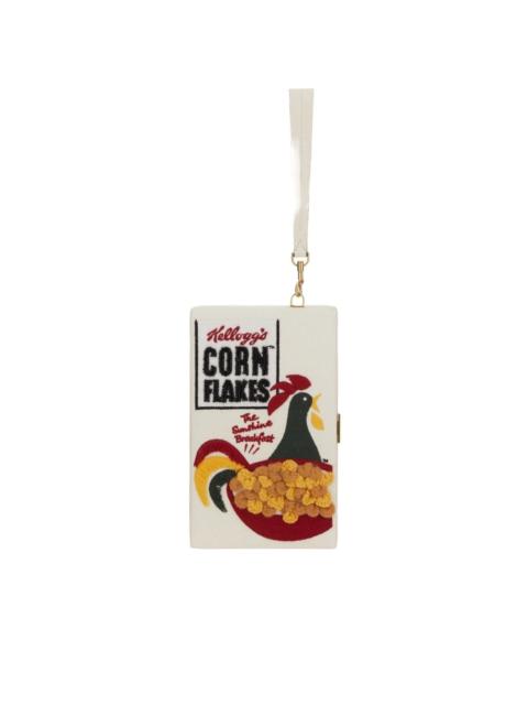 Anya Hindmarch cornflakes clutch bag
