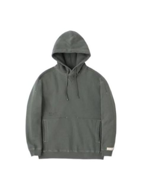 New Balance Fleece Lined 1000 Regular Fit Hoodie 'Grey Green' AMT25021-NSE