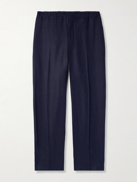 ZEGNA Tapered Oasi Linen Trousers
