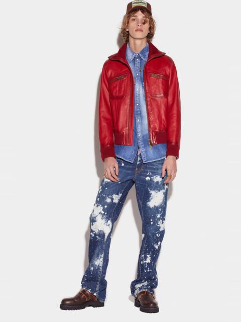 DSQUARED2 MEDIUM BASIC RIPPED WASH SUPER TWINKY JEANS | dsquared2