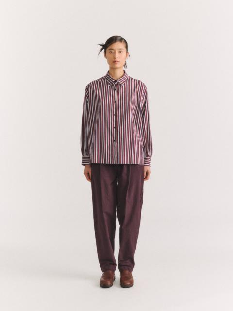 CASEY/CASEY BIGGY SHIRT - SATEEN STRIPE - AS IS