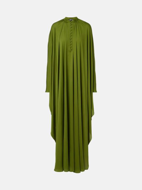 TOM FORD Draped silk georgette kaftan