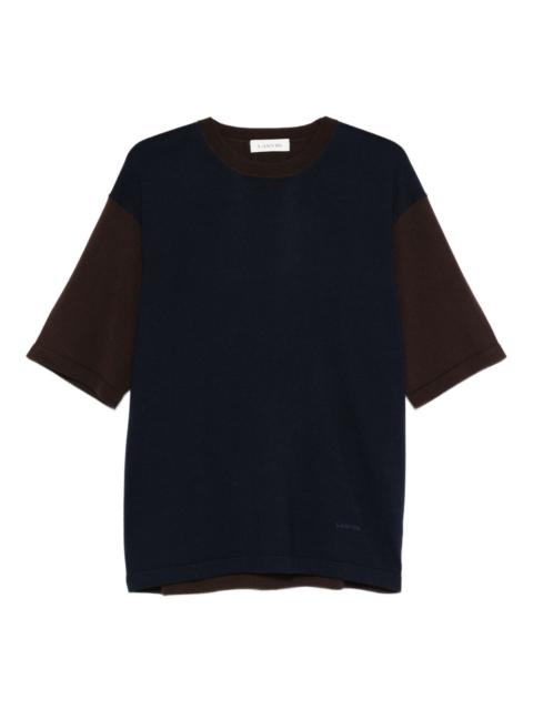 Lanvin short-sleeve colour-block t-shirt