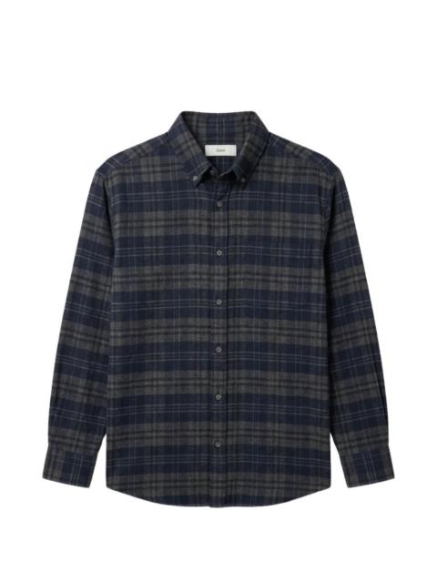 Dunst check button-down shirt
