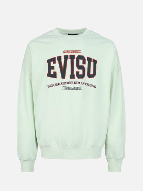 EVISU SEAGULL-DAICOCK PRINT SWEATSHIRT