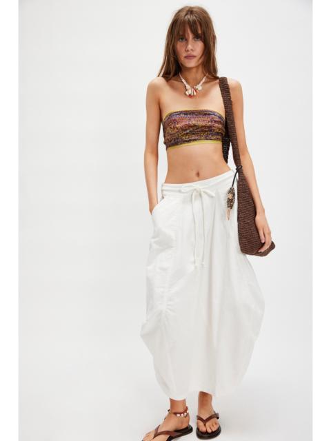 FREE PEOPLE Willow Poplin Maxi Skirt