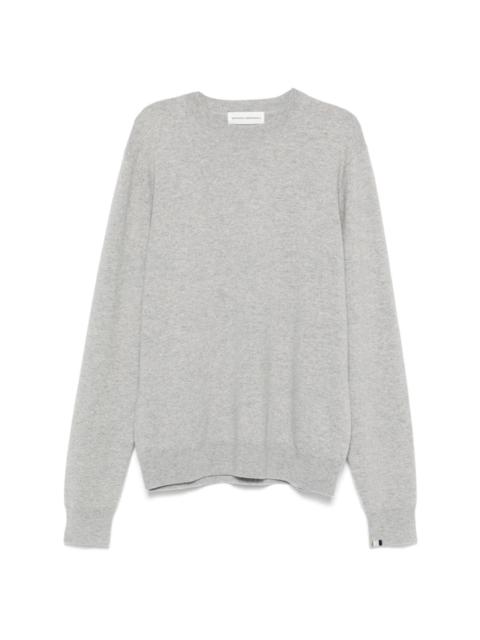 logo-embroidered cashmere sweater