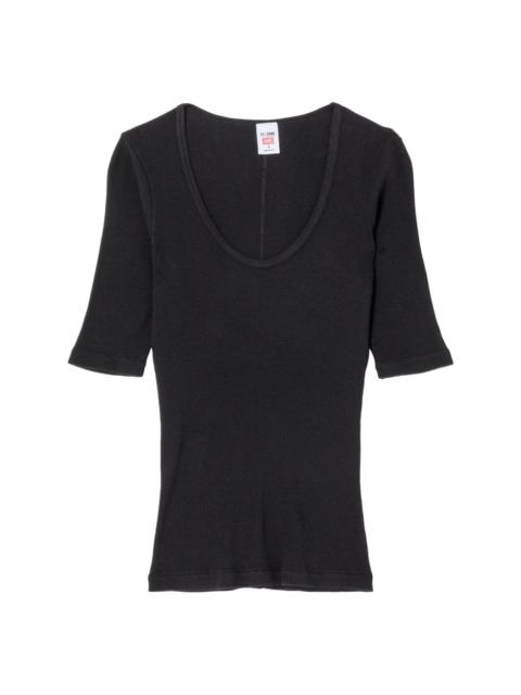 RE/DONE scoop-neck cotton top
