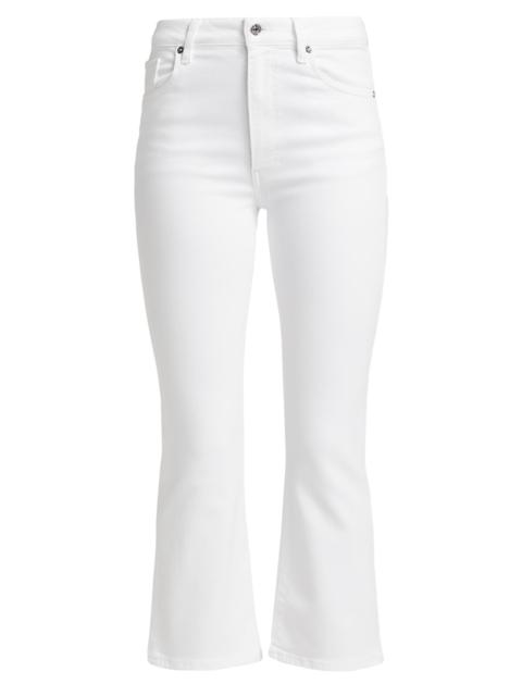FRAME Women's Reboot Crop Mid-Rise Pants - White