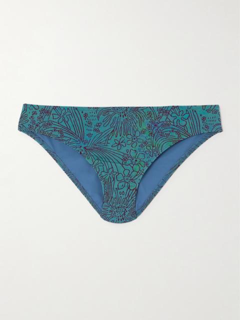 ULLA JOHNSON Dani Printed Bikini Briefs