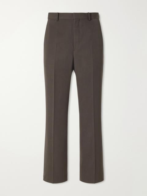 AURALEE Straight-Leg Wool-Gabardine Trousers