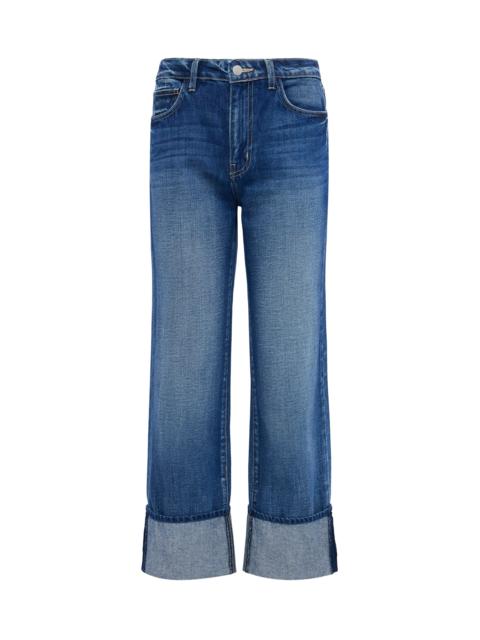 L'AGENCE Leighton Cuffed Stovepipe Jean