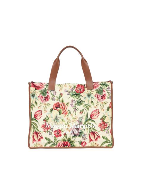 Maison Margiela large floral-print tote bag