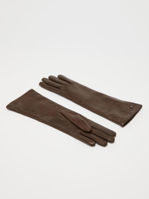 Max Mara SENAPE Nappa leather gloves