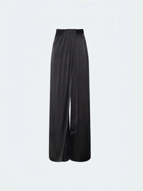 LAPOINTE Satin Draped Relaxed Pant