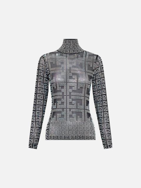 CAMILLA MESH HOTFIX TURTLE NECK