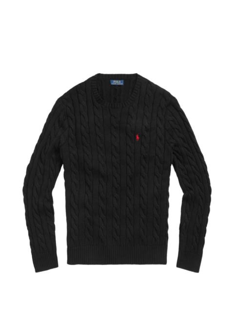 Polo Ralph Lauren Pony-detail cable-knit sweater