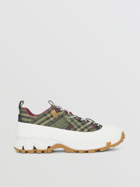 Check Cotton Arthur Sneakers