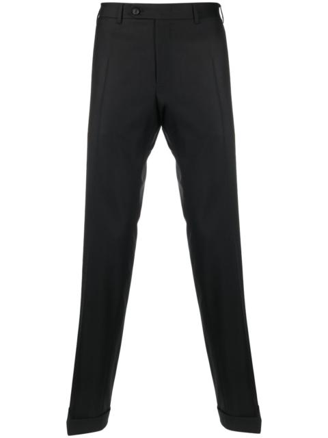Canali 똑바른 다리 모직 tailored 바지