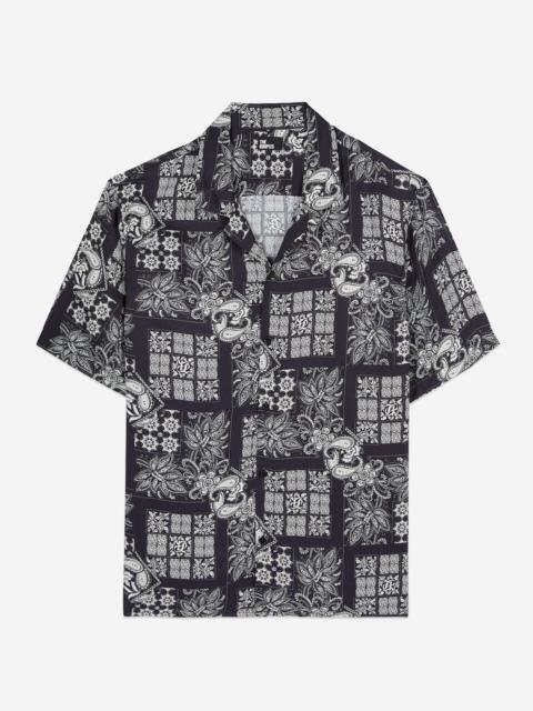 The Kooples PRINTED SHORT-SLEEVED SHIRT