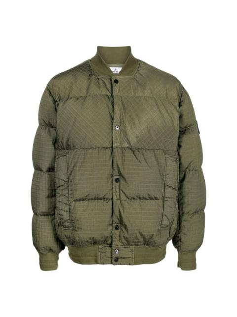 Compass-motif puffer jacket