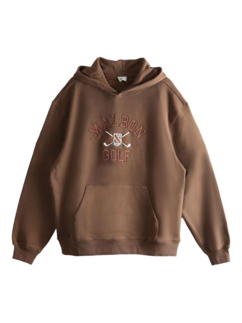 malbon embroidered-logo hoodie
