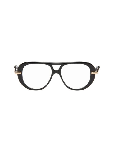Black Pilot Slim Glasses