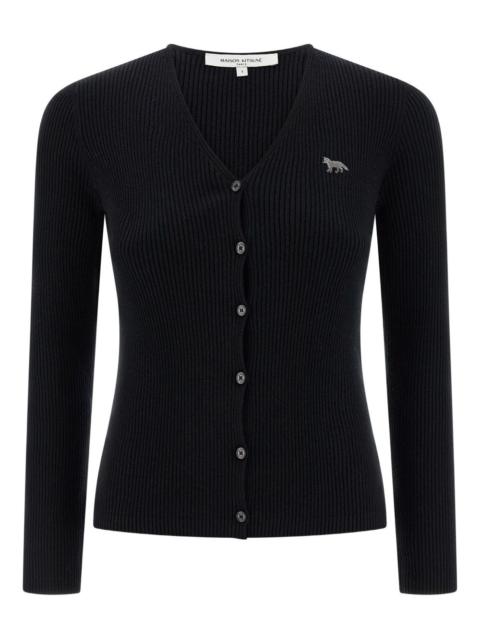 Maison Kitsuné Baby Fox-patch button cardigan