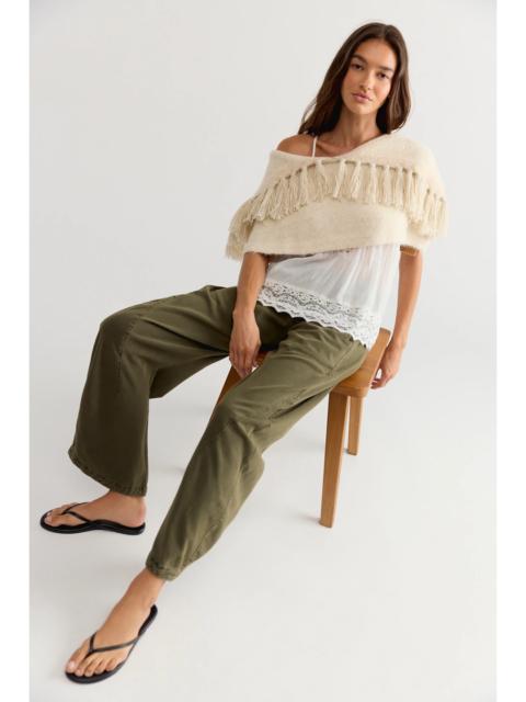 FREE PEOPLE Cabin Fever Fringe Capelet