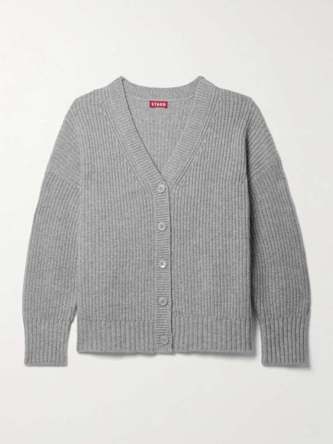 Matilda ribbed-knit wool-blend cardigan
