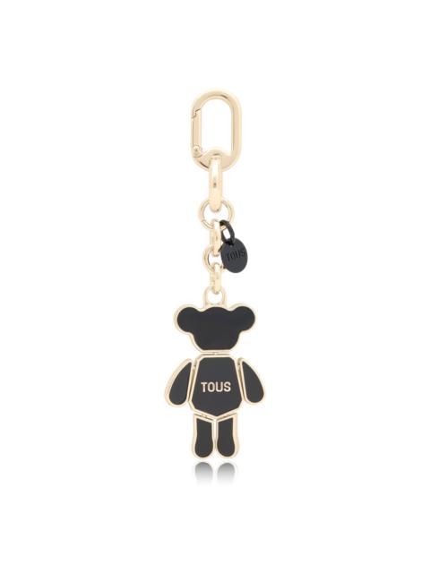 TOUS Black and gold-colored Key Ring TOUS Puppet Bear