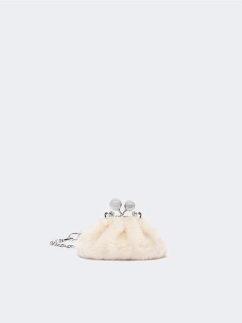 WEEKEND Max Mara TUBO Mini Pasticcino Bag with a soft texture - IVORY