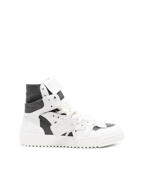 Off-White high-top leather sneakers