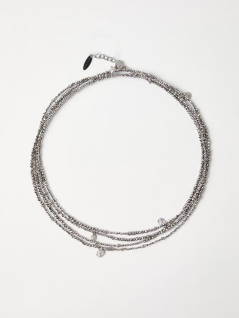 Brunello Cucinelli Hematite and Sterling Silver bracelet