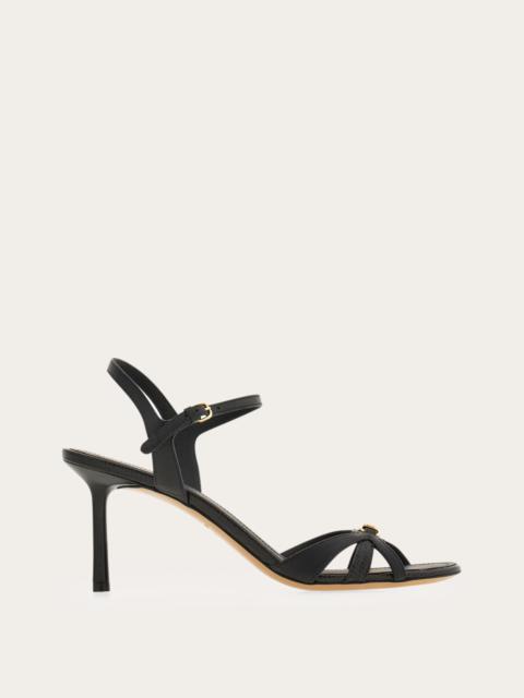 FERRAGAMO Strappy sandal with new Vara buckle