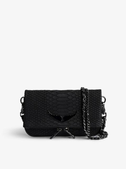 Zadig & Voltaire Nano Soft Savage Rock Clutch