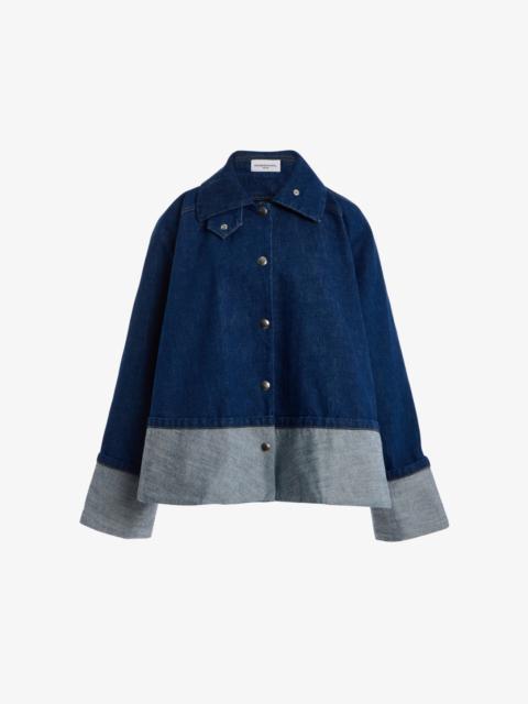 BRANDON MAXWELL Wells Denim Jacket