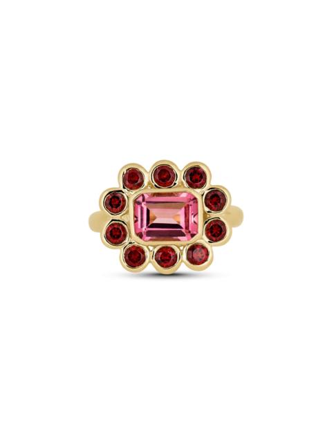STONE AND STRAND Full Volume Pink Power Vintage Ring