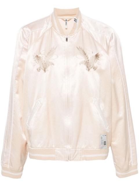Maison MIHARAYASUHIRO Souvenir satin bomber jacket