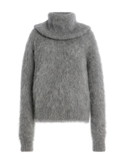TOTEME Alpaca-Blend Turtleneck Sweater grey