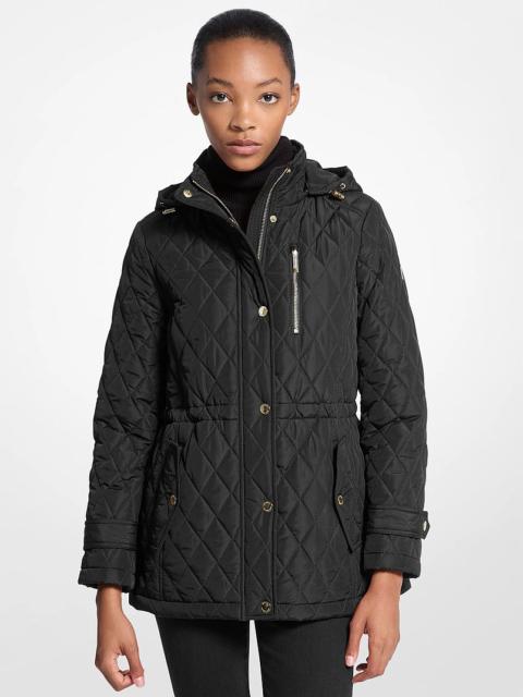 MICHAEL KORS Quilted Hooded Jacket