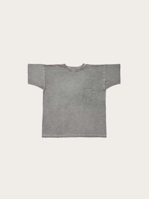 TAIGA TAKAHASHI Lot. 601 Tee Shirt - Charcoal Dyed Gray