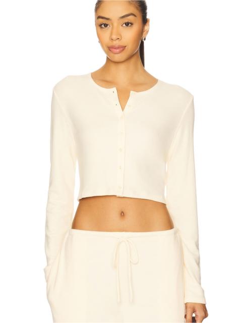 LESET Lauren Crop Cardigan