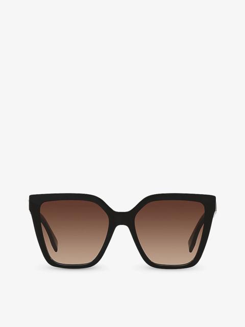 FENDI FE40086I square-frame acetate sunglasses